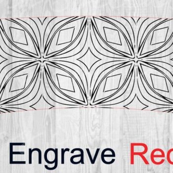 Intra απο ξύλο plywood  Χρώμα wenge 3mm-4mm πάχος - Geo Diamond Hair Clip Topper Δίασταση 30x20 cm INTRAFABR-87676556 - Image 4