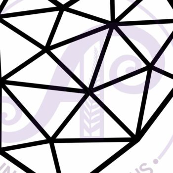 Intra απο ξύλο plywood  Χρώμα wenge 3mm-4mm πάχος - Επιτοίχια πινακίδα Geo Heart, κοπής με λέιζερ Δίασταση 20x20 cm INTRAFABR-87676662 - Image 4