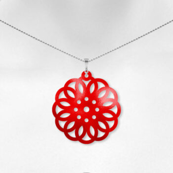 Intra απο ξύλο plywood  Χρώμα wenge 3mm-4mm πάχος - Γεωμετρικά σκουλαρίκια Δίασταση 3x3 cm INTRAFABR-72444995 - Image 3