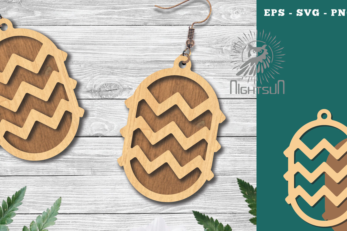 Intra απο ξύλο plywood  Χρώμα wenge 3mm-4mm πάχος - Γεωμετρικά σκουλαρίκια 3 Δίασταση 3x3 cm INTRAFABR-90002213