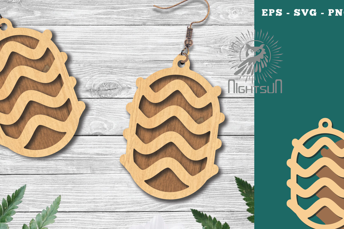 Intra απο ξύλο plywood  Χρώμα wenge 3mm-4mm πάχος - Γεωμετρικά σκουλαρίκια 4 Δίασταση 3x3 cm INTRAFABR-90002226