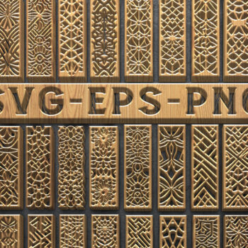 Intra απο ξύλο plywood  Χρώμα wenge 3mm-4mm πάχος - Γεωμετρικό Σετ πάνελ κοπής με λέιζερ Δίασταση 3600x7200 cm INTRAFABR-98131513 - Image 1