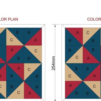 Intra απο ξύλο plywood  Χρώμα wenge 3mm-4mm πάχος - Γεωμετρικά παπλώματα με πλαίσιο Laser Ready Δίασταση 30x20 cm INTRAFABR-98183235 - Image 4