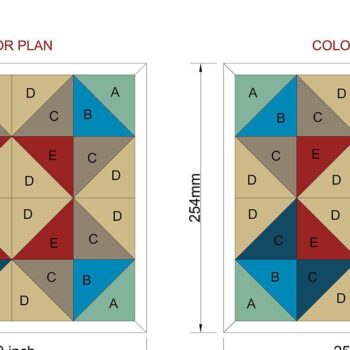 Intra απο ξύλο plywood  Χρώμα wenge 3mm-4mm πάχος - Γεωμετρικά παπλώματα με πλαίσιο Laser Ready Δίασταση 30x20 cm INTRAFABR-98183235 - Image 9