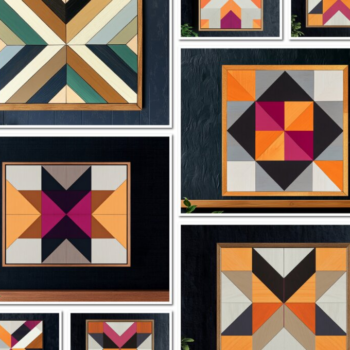 Intra απο ξύλο plywood  Χρώμα wenge 3mm-4mm πάχος - Γεωμετρική τέχνη του ξύλου 274 Δίασταση 4x4 cm INTRAFABR-98182874 - Image 1