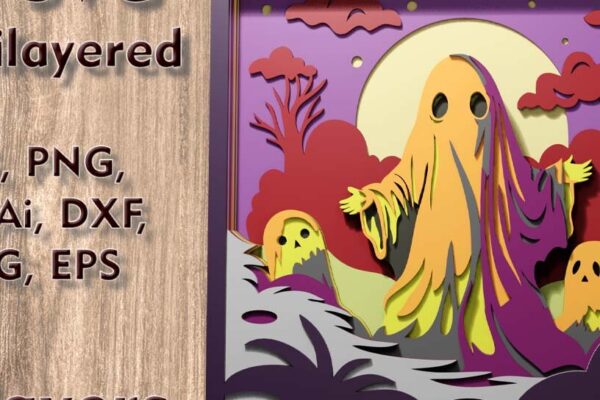 1758743278_Ghost-3D-SVG-Multilayer-Laser-Cut-Files-Laser-cuttings-109001320