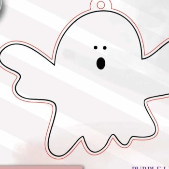 Intra απο ξύλο plywood Χρώμα wenge 3mm-4mm πάχος - Ghost Beaded Garland Tag Δίασταση 30x20 cm INTRAFABR-76974806 - Image 2