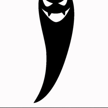 Intra απο ξύλο plywood  Χρώμα wenge 3mm-4mm πάχος - Ghost Earrings | κοπής με λέιζερ Δίασταση 3x3 cm INTRAFABR-67330591 - Image 2