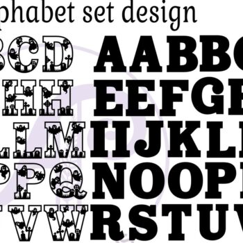 Intra απο ξύλο plywood  Χρώμα wenge 3mm-4mm πάχος - Σετ γραμμάτων αλφάβητου Ghost Halloween. 35 Δίασταση 15x15 cm INTRAFABR-33518915 - Image 5