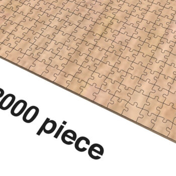 Intra απο ξύλο plywood  Χρώμα wenge 3mm-4mm πάχος - Πρότυπο κοπής με λέιζερ γίγαντας παζλ - παζλ Δίασταση 20x20 cm INTRAFABR-121593334 - Image 2