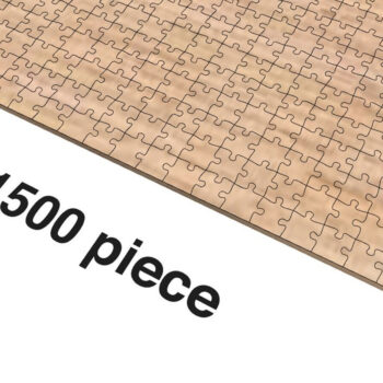 Intra απο ξύλο plywood  Χρώμα wenge 3mm-4mm πάχος - Πρότυπο κοπής με λέιζερ γίγαντας παζλ - παζλ Δίασταση 20x20 cm INTRAFABR-121593334 - Image 3