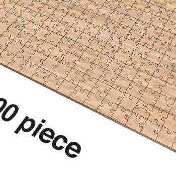 Intra απο ξύλο plywood  Χρώμα wenge 3mm-4mm πάχος - Πρότυπο κοπής με λέιζερ γίγαντας παζλ - παζλ Δίασταση 20x20 cm INTRAFABR-121593334 - Image 4