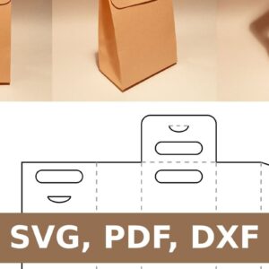 Intra απο ξύλο plywood  Χρώμα wenge 3mm-4mm πάχος - Τσάντα δώρου Δίασταση 20x20 cm INTRAFABR-123755767