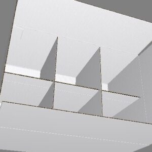 Intra απο ξύλο plywood  Χρώμα wenge 3mm-4mm πάχος - Κουτί δώρου Δίασταση 28x20 cm INTRAFABR-70932350