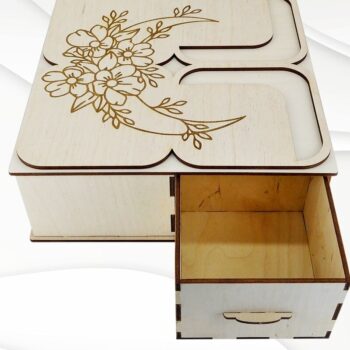 Intra απο ξύλο plywood  Χρώμα wenge 3mm-4mm πάχος - Κουτί δώρου 4 σε 1 Δίασταση 206x206 cm INTRAFABR-120353674 - Image 10