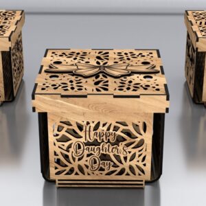 Intra απο ξύλο plywood 3mm-4mm πάχος - Κουτί δώρου για τη γιορτή του πατέρα Δίασταση 1x5 cm INTRAFABR-123154579