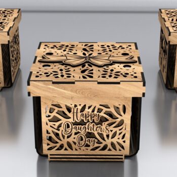 Intra απο ξύλο plywood  Χρώμα wenge 3mm-4mm πάχος - Κουτί δώρου για τη γιορτή του πατέρα Δίασταση 1x5 cm INTRAFABR-115872490 - Image 1