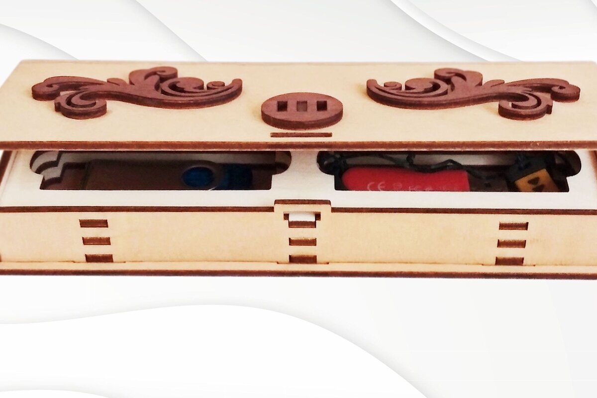 Intra απο ξύλο plywood  Χρώμα wenge 3mm-4mm πάχος - Κουτί δώρου για κάρτες Flash, κοπής με λέιζερ Δίασταση 196x85 cm INTRAFABR-70230733