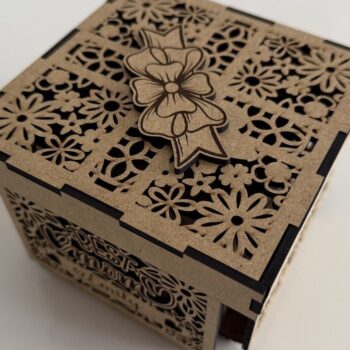 Intra απο ξύλο plywood  Χρώμα wenge 3mm-4mm πάχος - Κουτί δώρου για τη μητέρα Δίασταση 1x5 cm INTRAFABR-121722333 - Image 12