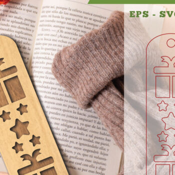 Intra απο ξύλο plywood  Χρώμα wenge 3mm-4mm πάχος - Κουτί δώρου Σελιδοδείκτης κοπής με λέιζερ Δίασταση 5x20 cm INTRAFABR-102259917 - Image 1