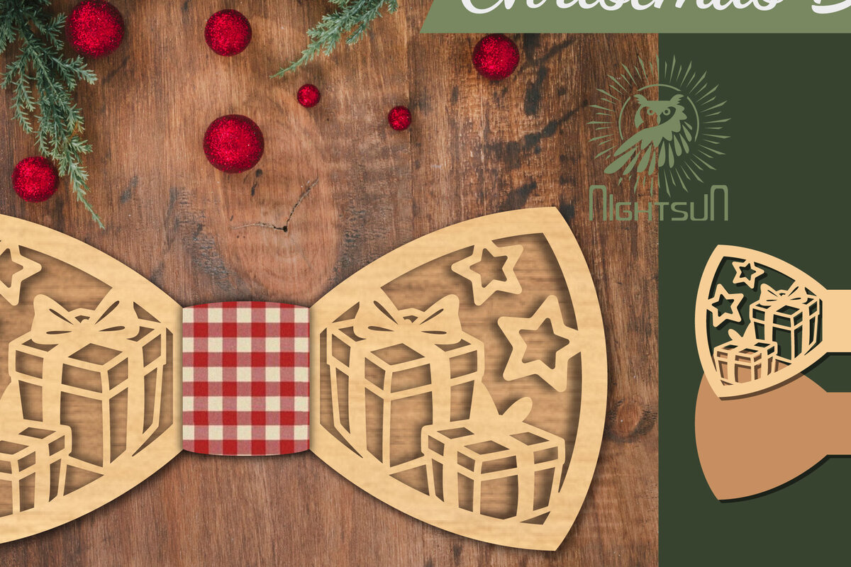 Intra απο ξύλο plywood  Χρώμα wenge 3mm-4mm πάχος - Κουτί δώρου Παπιγιόν κοπής με λέιζερ Δίασταση 20x20 cm INTRAFABR-98164794