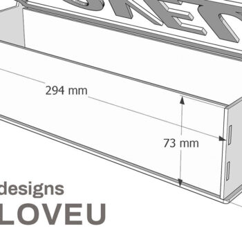 Intra απο ξύλο plywood  Χρώμα wenge 3mm-4mm πάχος - Κουτί δώρου, , κουτί κοσμημάτων, Δίασταση 4x4 cm INTRAFABR-72241113 - Image 3