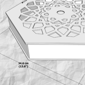 Intra απο ξύλο plywood  Χρώμα wenge 3mm-4mm πάχος - Κουτί δώρου, Κουτί με καρύδια, , Laser Δίασταση 4x4 cm INTRAFABR-115497239