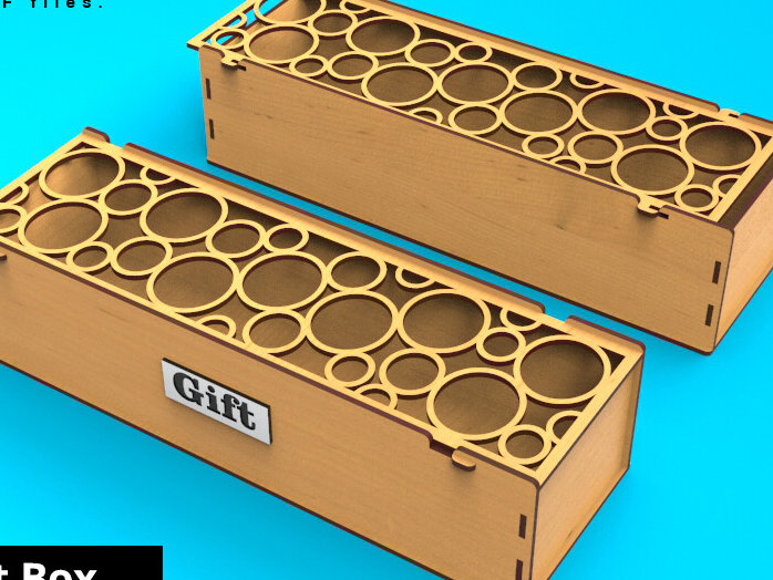 Intra απο ξύλο plywood  Χρώμα wenge 3mm-4mm πάχος - Κουτί δώρου, Files, Glowforge Δίασταση 20x20 cm INTRAFABR-114960381