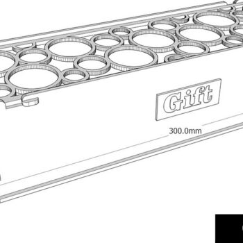 Intra απο ξύλο plywood Χρώμα wenge 3mm-4mm πάχος - Κουτί δώρου, Files, Glowforge Δίασταση 20x20 cm INTRAFABR-114960381 - Image 3