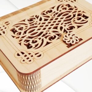 Intra απο ξύλο plywood  Χρώμα wenge 3mm-4mm πάχος - Κουτί δώρου Ταρώ Δίασταση 253x144 cm INTRAFABR-114960504