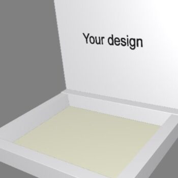 Intra απο ξύλο plywood  Χρώμα wenge 3mm-4mm πάχος - Πρότυπο κιβωτίου δώρου, κουτί , πρότυπο Δίασταση 14x12 cm INTRAFABR-114960308 - Image 1