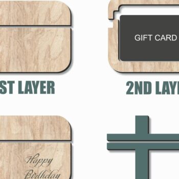 Intra απο ξύλο plywood  Χρώμα wenge 3mm-4mm πάχος - Πακέτο συσκευασίας δωροκάρτας Δίασταση 20x20 cm INTRAFABR-86666819 - Image 5