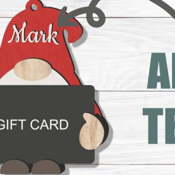 Intra απο ξύλο plywood  Χρώμα wenge 3mm-4mm πάχος - Πακέτο χριστουγεννιάτικου λέιζερ με θήκη δώρου Δίασταση 30x20 cm INTRAFABR-86666852 - Image 5