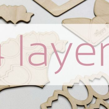 Intra απο ξύλο plywood  Χρώμα wenge 3mm-4mm πάχος - Κάτοχος δωροκάρτας Χρόνια πολλά Δίασταση 20x20 cm INTRAFABR-86711172 - Image 6