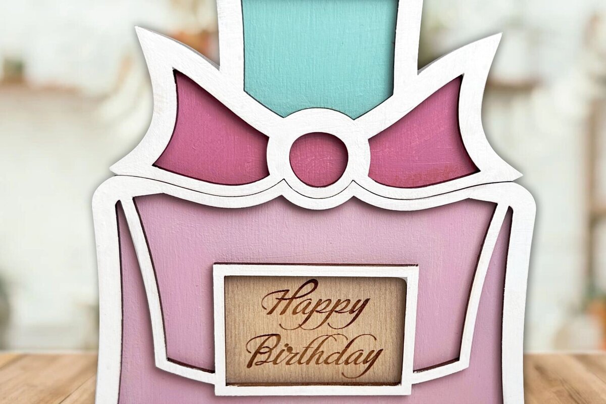 Intra απο ξύλο plywood  Χρώμα wenge 3mm-4mm πάχος - Κάτοχος δωροκάρτας Χρόνια πολλά Δίασταση 20x20 cm INTRAFABR-33638317