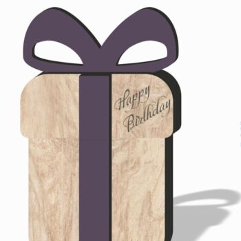 Intra απο ξύλο plywood Χρώμα wenge 3mm-4mm πάχος - Κάτοχος δωροκάρτας Χρόνια πολλά Δίασταση 30x20 cm INTRAFABR-13121056 - Image 4