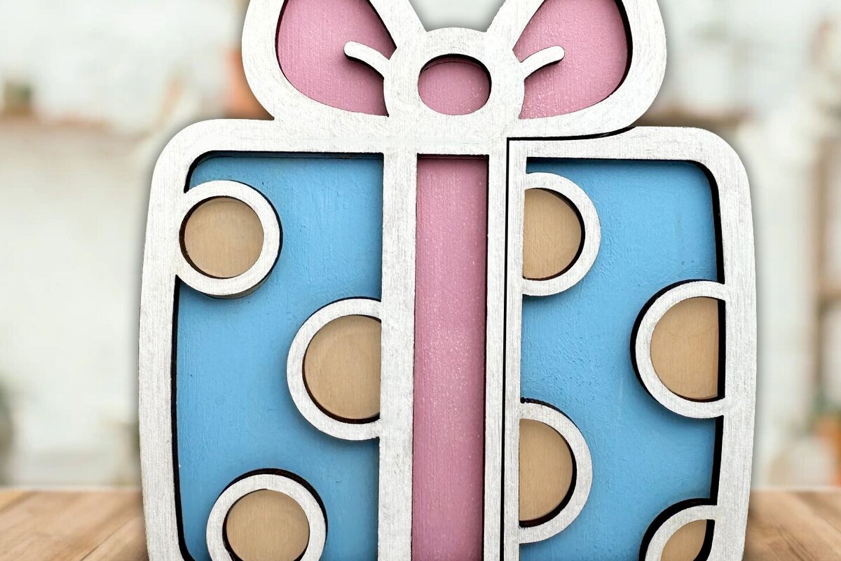 Intra απο ξύλο plywood  Χρώμα wenge 3mm-4mm πάχος - Κάτοχος δωροκάρτας κοπής με λέιζερ Δίασταση 20x20 cm INTRAFABR-27485629