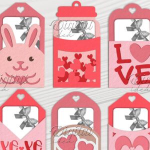 Intra απο ξύλο plywood  Χρώμα wenge 3mm-4mm πάχος - Πακέτο ετικετών θήκης δωροκάρτας. του Αγίου Βαλεντίνου Δίασταση 20x20 cm INTRAFABR-85837580