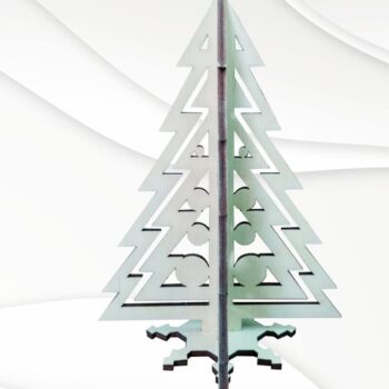 Intra απο ξύλο plywood  Χρώμα wenge 3mm-4mm πάχος - Δώρο Χριστουγεννιάτικο δέντρο, με λέιζερ. Δίασταση 165x123 cm INTRAFABR-118881433 - Image 5