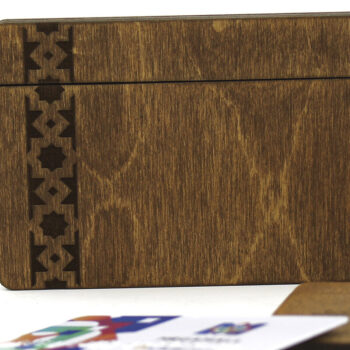 Intra απο ξύλο plywood  Χρώμα wenge 3mm-4mm πάχος - Δώρο, Κουτί πιστωτικής κάρτας. 4 Μοντέλα Δίασταση 37x2 cm INTRAFABR-118881453 - Image 2