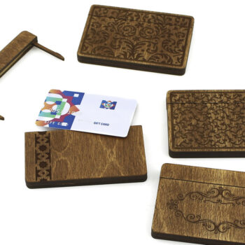 Intra απο ξύλο plywood  Χρώμα wenge 3mm-4mm πάχος - Δώρο, Κουτί πιστωτικής κάρτας. 4 Μοντέλα Δίασταση 37x2 cm INTRAFABR-118881453 - Image 8