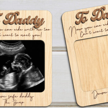 Intra απο ξύλο plywood  Χρώμα wenge 3mm-4mm πάχος - Δώρο για τον μπαμπά από το New Born Δίασταση 20x25 cm INTRAFABR-118881501 - Image 1