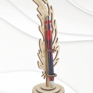 Intra απο ξύλο plywood  Χρώμα wenge 3mm-4mm πάχος - Θήκη δώρου για στυλό, σιλουέτα με πούπουλα. Δίασταση 178x71 cm INTRAFABR-118881532