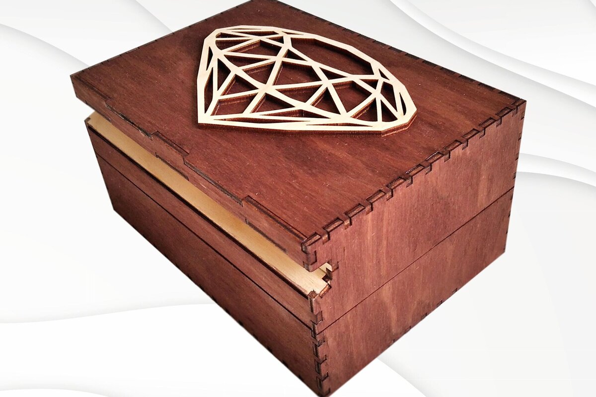 Intra απο ξύλο plywood  Χρώμα wenge 3mm-4mm πάχος - Διαμαντένιο μοτίβο κοσμημάτων δώρου Δίασταση 89x166 cm INTRAFABR-122556500