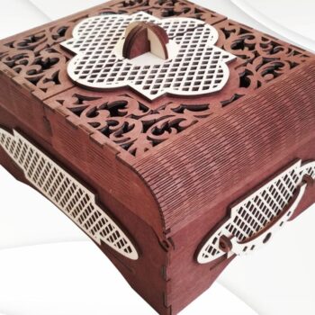 Intra απο ξύλο plywood  Χρώμα wenge 3mm-4mm πάχος - Δώρο κοσμηματοπωλείο με λέιζερ Δίασταση 115x206 cm INTRAFABR-122556794 - Image 2