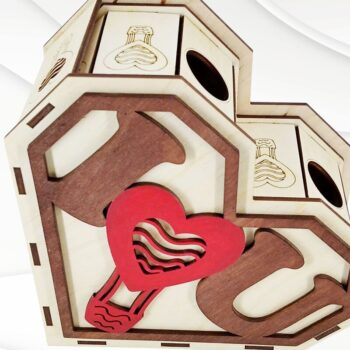 Intra απο ξύλο plywood Χρώμα wenge 3mm-4mm πάχος - Κουτί κοσμημάτων δώρου Δίασταση 193x171 cm INTRAFABR-34777160 - Image 9