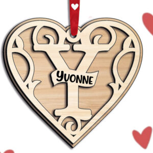 Intra απο ξύλο plywood  Χρώμα wenge 3mm-4mm πάχος - Δώρο Letter Y Laser για την Ημέρα του Αγίου Βαλεντίνου Δίασταση 20x20 cm INTRAFABR-122250939