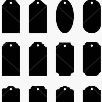 Intra απο ξύλο plywood  Χρώμα wenge 3mm-4mm πάχος - Ετικέτες δώρων Δίασταση 30x20 cm INTRAFABR-122251032 - Image 3