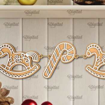 Intra απο ξύλο plywood  Χρώμα wenge 3mm-4mm πάχος - με λέιζερ Banner με μελόψωμο Δίασταση 30x20 cm INTRAFABR-111973808 - Image 1