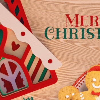 Intra απο ξύλο plywood  Χρώμα wenge 3mm-4mm πάχος - Gingerbread House 3D Layered Cut Δίασταση 20x25 cm INTRAFABR-121492463 - Image 6